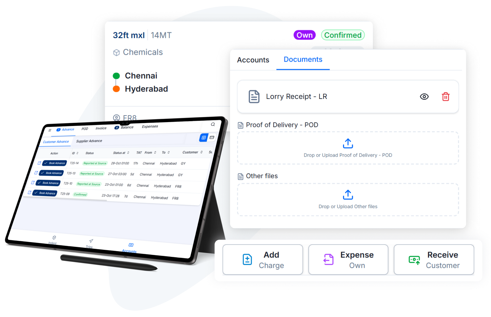 Manage transport business