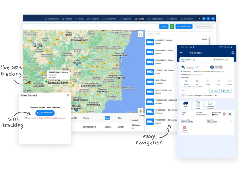 Take the stress out of tracking your shipments​